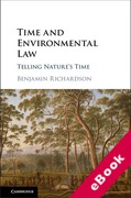 Cover of Time and Environmental Law: Telling Nature's Time (eBook)