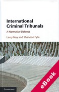 Cover of International Criminal Tribunals: A Normative Defense (eBook)