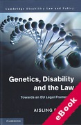 Cover of Genetics, Disability, and the Law: Towards an EU Legal Framework (eBook)