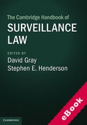 Cover of The Cambridge Handbook of Surveillance Law (eBook)