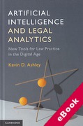 Cover of Artificial Intelligence and Legal Analytics: New Tools for Law Practice in the Digital Age (eBook)