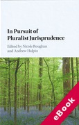 Cover of In Pursuit of Pluralist Jurisprudence (eBook)