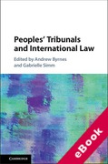 Cover of Peoples' Tribunals and International Law (eBook)