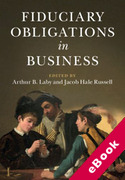 Cover of Fiduciary Obligations in Business (eBook)