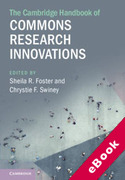 Cover of The Cambridge Handbook of Commons Research Innovations (eBook)