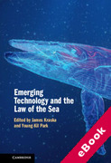 Cover of Emerging Technology and the Law of the Sea (eBook)