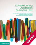 Cover of Contemporary Australian Business Law (eBook)