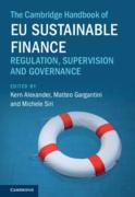 Cover of The Cambridge Handbook of EU Sustainable Finance: Regulation, Supervision and Governance