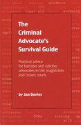 Cover of The Criminal Advocate's Survival Guide