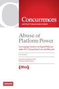 Cover of Abuse of Platform Power: Leveraging Conduct in Digital Markets Under EU Competition Law and Beyond