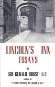 Cover of Lincoln's Inn Essays
