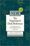 Cover of The Negotiator's Desk Reference: NDR Volume 2