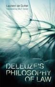 Cover of Deleuze's Philosophy of Law