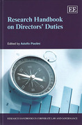 Cover of Research Handbook on Directors' Duties