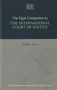 Cover of The Elgar Companion to the International Court of Justice