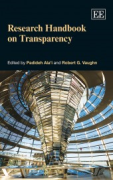 Cover of Research Handbook on Transparency