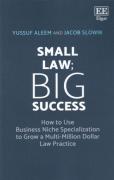 Cover of Small Law; Big Success: How to Use Business Niche Specialization to Grow a Multi-Million Dollar Law Practice