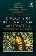 Cover of Diversity in International Arbitration: Why it Matters and How to Sustain It