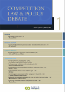 Cover of Competition Law and Policy Debate: Print Only