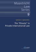 Cover of The &#8220;Private&#8221; in Private International Law