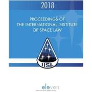 Cover of Proceedings of the International Institute of Space Law 2018