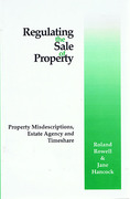 Cover of Regulating the Sale of Property