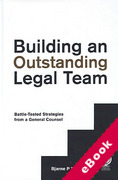 Cover of Building an Outstanding Legal Team: Battle-Tested Strategies from a General Counsel&#160; (eBook)