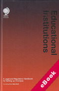 Cover of Educational Institutions: A Legal and Regulatory Handbook for Setting up Overseas (eBook)