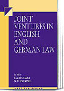 Cover of Joint Ventures in English and German Law