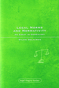 Cover of Legal Norms &#38; Normativity: An Essay in Geneology