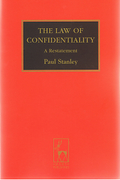 Cover of The Law of Confidentiality: A Restatement