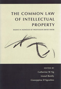 Cover of The Common Law of Intellectual Property: Essays in Honour of Professor David Vaver