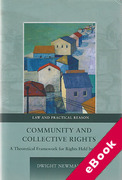 Cover of Community and Collective Rights: A Theoretical Framework for Rights Held by Groups (eBook)