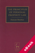 Cover of The Principles of Personal Property Law (eBook)