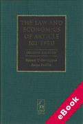 Cover of The Law and Economics of Article 102 TFEU (eBook)