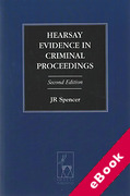 Cover of Hearsay Evidence in Criminal Proceedings (eBook)