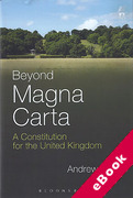 Cover of Beyond Magna Carta: A Constitution for the United Kingdom (eBook)
