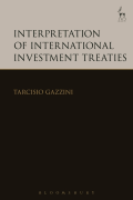 Cover of Interpretation of International Investment Treaties