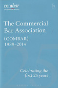 Cover of Commercial Bar Association (COMBAR) 1989-2014: Celebrating the First 25 Years
