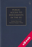 Cover of Public Access to Documents in the EU (eBook)