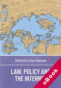 Cover of Law, Policy and the Internet (eBook)