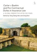 Cover of Pre-Contractual Duties in Insurance Law: Carter v Boehm (1766) After 250 Years