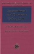 Cover of International and European Labour Law: A Commentary