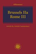 Cover of Brussels IIa - Rome III: An Article-by-Article Commentary