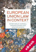 Cover of European Union Law in Context (eBook)