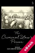 Cover of The Criminal Law&#8217;s Person (eBook)