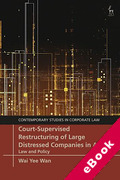 Cover of Court-Supervised Restructuring of Large Distressed Companies in Asia: Law &#38; Policy (eBook)