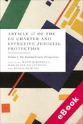 Cover of Article 47 of the EU Charter and Effective Judicial Protection, Volume 2: The National Courts&#8217; Perspectives (eBook)