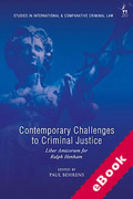 Cover of Contemporary Challenges to Criminal Justice: Liber Amicorum for Ralph Henham (eBook)