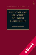 Cover of The Scope and Structure of Unjust Enrichment (eBook)